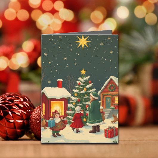 Weihnachtsvorstellung Karte