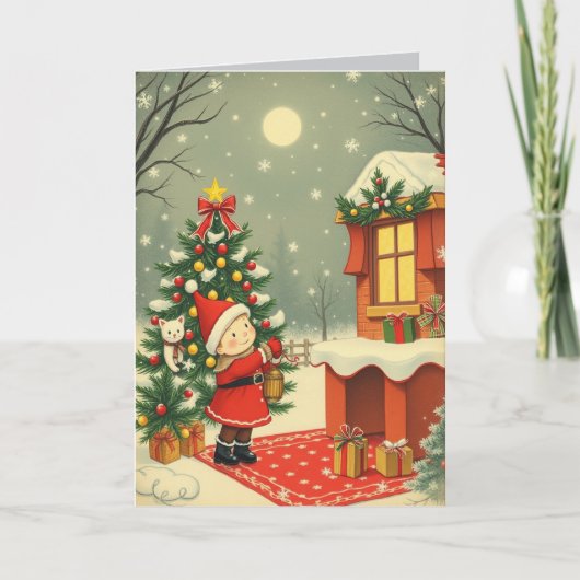 Weihnachtsvorstellung Karte (Vorderseite)