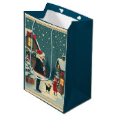 Weihnachtsvorstellung Mittlere Geschenktüte (Vorderseite Schrägansicht)