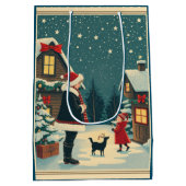 Weihnachtsvorstellung Mittlere Geschenktüte (Rückseite)