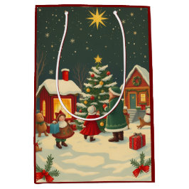 Weihnachtsvorstellung Mittlere Geschenktüte