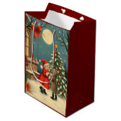 Weihnachtsvorstellung Mittlere Geschenktüte (Vorderseite Schrägansicht)