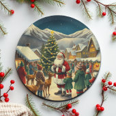 Weihnachtsvorstellung Pappteller