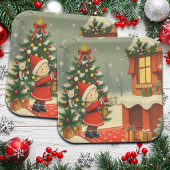 Weihnachtsvorstellung Pappteller