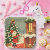 Weihnachtsvorstellung Pappteller (Party)