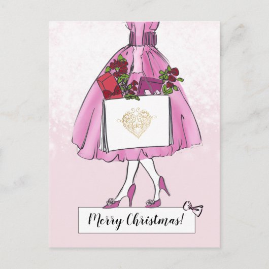 Weihnachtsvorstellung Postkarte (Vorderseite)