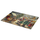 Weihnachtsvorstellung Schneidebrett (Ecke)