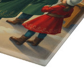 Weihnachtsvorstellung Schneidebrett (Ecke)