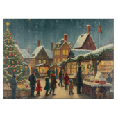Weihnachtsvorstellung Schneidebrett (Vorderseite)