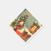 Weihnachtsvorstellung Serviette (Ecke)