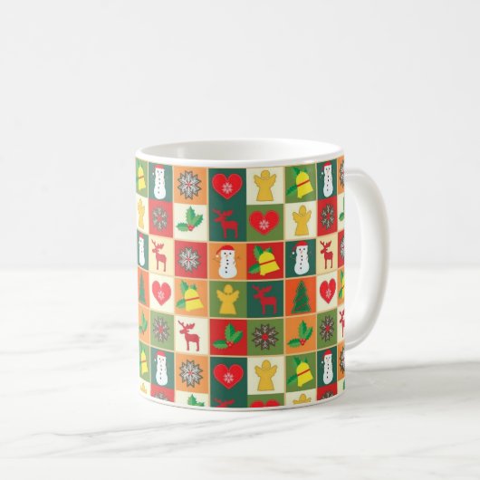 Weihnachtsvorstellungen Kaffeetasse (VorderseiteRechts)