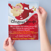 Weihnachtsvorteil für Kinder Flyer (Hand)
