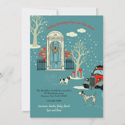 Weihnachtsvorweihnachtstür-Ankündigung Einladung (Vorderseite)