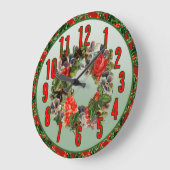 Weihnachtswache Große Wanduhr (Winkel)