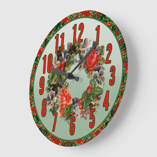 Weihnachtswache Große Wanduhr (Winkel)