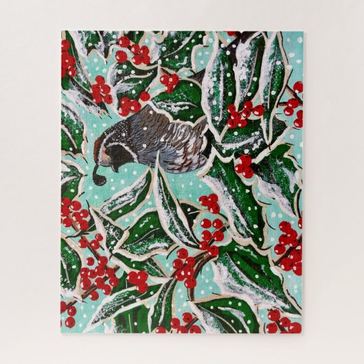 Weihnachtswachtel-Puzzlespiel Puzzle (Vertikal)