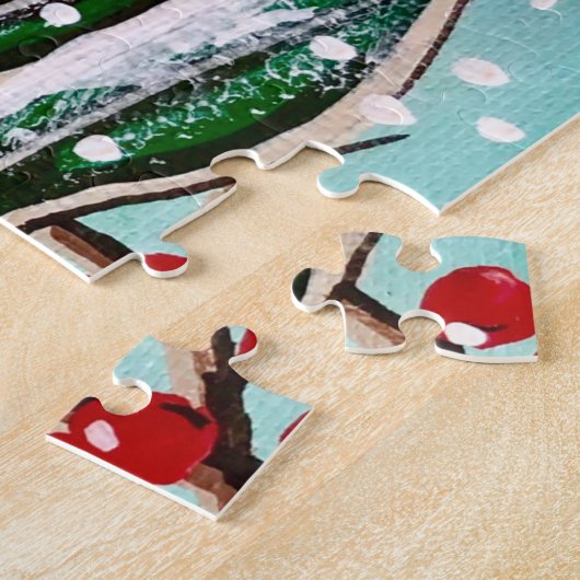 Weihnachtswachtel-Puzzlespiel Puzzle (Seite)