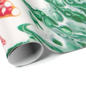Weihnachtswackelpapier Geschenkpapier (Rolleneckpunkt)