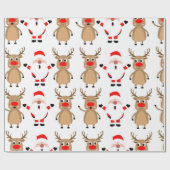 Weihnachtswackelpapier Geschenkpapier (Flach)