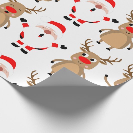 Weihnachtswackelpapier Geschenkpapier (Ecke)