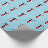 Weihnachtswackelpapier Geschenkpapier (Ecke)