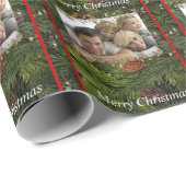 Weihnachtswackelpapier, Pine Cone, ein Foto hinzuf Geschenkpapier (Rolleneckpunkt)