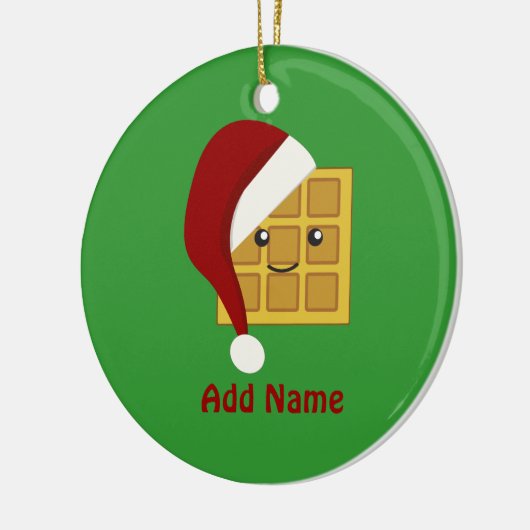 Weihnachtswaffe Keramik Ornament (Links)