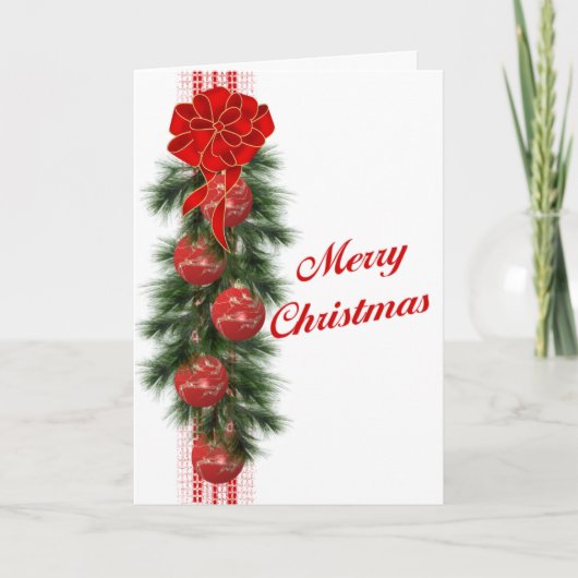 Weihnachtswag Feiertagskarte (Vorderseite)