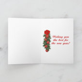 Weihnachtswag Feiertagskarte (Innenseite)