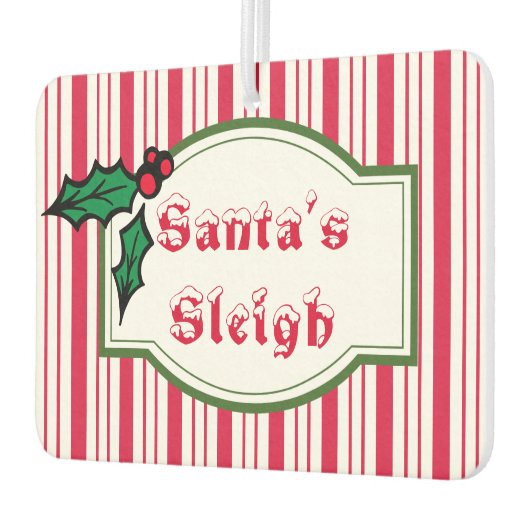 Weihnachtswagen Dekoration Air Freshener Autolufterfrischer (Links)