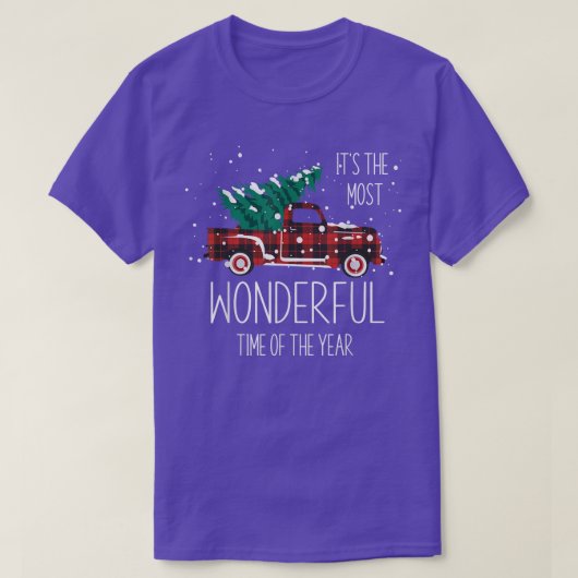 Weihnachtswagen ist die schönste Zeit der T-Shirt (Design vorne)