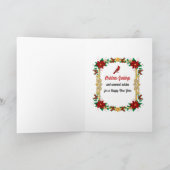 Weihnachtswagen Karte (Innenseite)