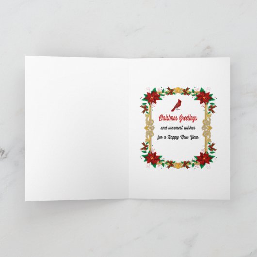 Weihnachtswagen Karte (Innenseite)