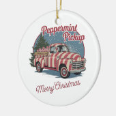 Weihnachtswagen Keramik Ornament (Links)