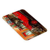 Weihnachtswagen mit Geschenken Magnet (Rechte Seite)