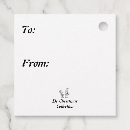 Weihnachtswagen mit Kopfbrett Geschenkanhänger (Rückseite)