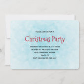 Weihnachtswagen mit Niedlichen Tieren Party Einladung (Rückseite)