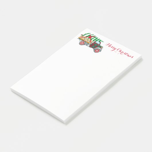 Weihnachtswagen Post-it-Notes Post-it Klebezettel (angewinkelt)