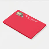 Weihnachtswagen Post-it-Notes Post-it Klebezettel (angewinkelt)