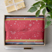 Weihnachtswagen Red Holiday kundenspezifisch Seidenpapier (Geschenk)