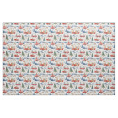 Weihnachtswagen, Schnee, Hirsch Stoff (Fat Quarter (45,7 x 55,9 cm))