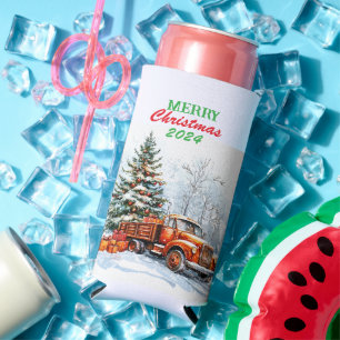 Weihnachtswagen Selters Dosenkühler