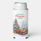 Weihnachtswagen Selters Dosenkühler (Seltzer Vorderseite)