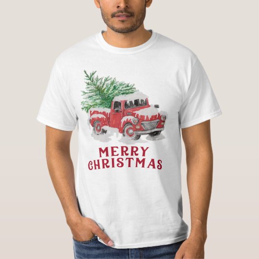 Weihnachtswagen-T - Shirt (Vorderseite)