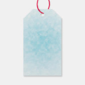 Weihnachtswagen Tragend Bäume & Tiere Geschenkanhänger (Rückseite)