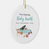 Weihnachtswagen wir erwarten Eltern Ornament (Rechts)