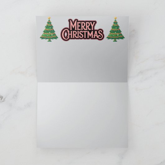 Weihnachtswal Karte (Innenseite)