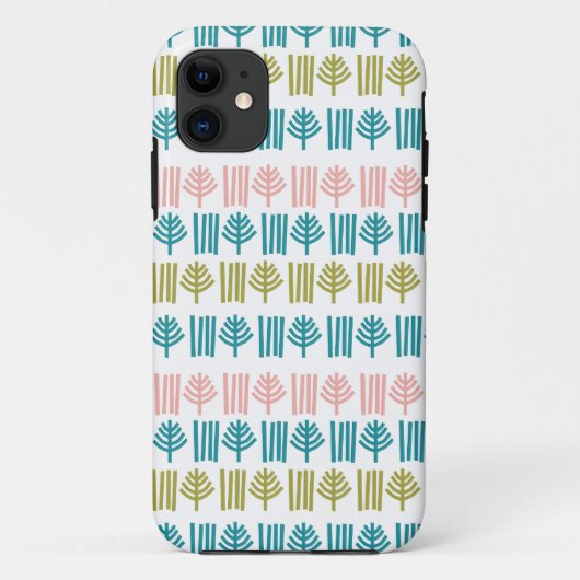 Weihnachtswald Case-Mate iPhone Hülle (Rückseite)
