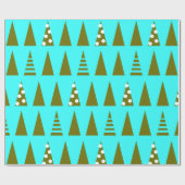 Weihnachtswald Geschenkpapier (Flach)