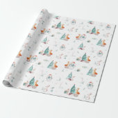 Weihnachtswald Geschenkpapier (Ungerollt)